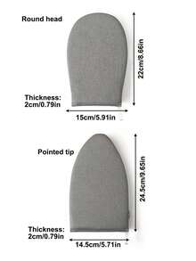 1pc Handheld Mini Ironing Board, Portable Travel Iron Pad - Grey - View 2