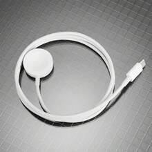 白色无线充电器，适用于 ，1 条装磁吸充电线，兼容 Series Ultra/10/9/8/7/6/SE/SE2/5/4/3/2，USB/Type-C 无线充电线 - 白色情人节礼物 - 白色 - 查看 10