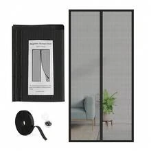Magnetic Screen Door Mesh: High Density Net-Within-Network Screen Doors Size 34inchx81inch Fit Door 32x80 Inch, With Windproof Hasp & Powerful Magic Force, Efficiently Dustproof & Keep Bugs Out{Inchsize_nameinch:InchFitDoorSize32x80Inchinch} - Kích thước cửa vừa vặn 32x80 inch - Xem 1