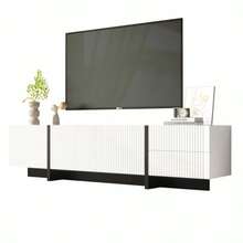 Television Stands & Entertainment Centers - Black White - View 1