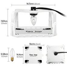 Flea Traps For Inside Your Home 2 Pcs - 白色 - 查看 5