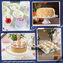 3 puntas 2D para pastelería, suministros de decoración de pasteles, puntas de tubería, boquillas de tubería, herramientas de horneado para crema de mantequilla, glaseado, pastel de cumpleaños,(1M + 2D + 2F + 1B) - Tipo 1 - Ver 4