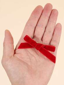 10 Stück Samt Haarschleifen für Mädchen als Valentinstag Geschenke, Mädchen Haarschmuck