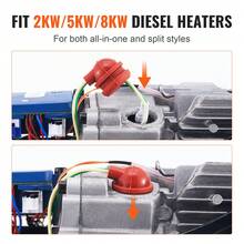Kit de bujías incandescentes para calentador diésel y herramienta de montaje de extracción para calentador de 2KW-8KW - 2 kW - 8 kW - Ver 3