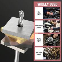 Huini 131pc Thread Repair Kit HSS Drill Helicoil Metric Set - M5 M6 M8 M10 M12 - M5 M6 M8 M10 M12 - View 9