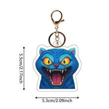 1pc Acrylic Team Cartoon Character Keychain, Bag Charm, Car Key Chain, Cute Cartoon Keyring, Bag Decoration, ANITEEZ Kpop Yun Ho & Ryu Sang Fan Gift - Multicolor - View 6