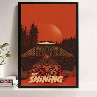 1pc The Shining Movie Poster_ Horror Film Wall Art - Posters Canvas Painting, Room Decor Wall Arts, Living Room Decor, Office Decor Bedroom Decor,Kitchen Decor, Wall Decor, Home Decor Posters Unframed