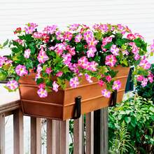 1/2/4/6pcs Hanging Artificial Petunia Flower Bouquet, Creative Silk Fake Flowers With Green Leaves, Long-Lasting, UV-Resistant, Non-Fading, Suitable For Home, Wedding, Garden Party, Patio, Balcony, Planter Box Decor, Valentine's Day Gift - Multicolor - View 11