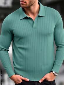 Men Sweaters - Turquoise - View 3