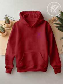 Bear Sweatshirt Be Yourself Be Yourself Humor Bear  3160 - Maroon - View 2