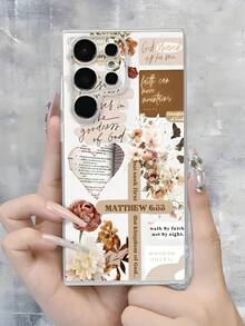 Bible Quotes From The Cross Transparent Phone Case Suitable For Compatible With Samsung Galaxy S25/24/23/22/21 Ultra/FE/Plus,A73/72/71/55/54/53/52/51/35/34/33/25/24/22/16/15/14/13/12,As Well As,Iphone17,16, 15, 14, 13, 12, 11, PRO MAX,PRO, PLUS,Air,16E,Fashionable Phone Cases - Nhiều màu - Xem 1