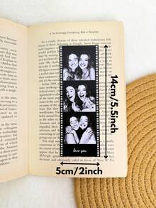 1/4/8pcs Custom Photo Booth Prints, Personalized Photo Booth, 2 Photo Styles Available. Wedding Decor, Wedding, Wedding Gift, Bookmarks, Valentine's Day Gift, Couple Photos, Gifts, Decorations, Thanksgiving Gift, New Year Gift, Party Decor, Personalized Photo Booth Prints, Wedding Photo Booth Cards, Photo Booth Strip Frames. - Multicolor (Style 3) - View 3