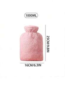 2000ml/1000ml/500ml Hot Water Bottle With Soft Cover And Plush Coat - Classic Hot Water Bottle, Winter Christmas Warming Supplies, Can Relieve Pain, Neck And Shoulder Pain, Warm Feet, Relieve Menstrual Cramps, Hot And Cold Therapy, Christmas Gifts For Family, Friends, Girlfriends Recommended, Christmas Gifts - Multicolor - View 15