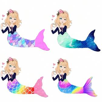 Comfortable Mermaid Tail Wearable Blanket - Soft, Warm, Versatile, Suitable For All Seasons - Great For Car, Sofa And Gifts