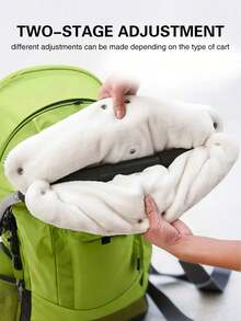 1pc New Baby Stroller Warm Gloves, Windproof & Frost-Resistant, Thick & Thermal-Lined Stroller Handle Cover, Outdoor Cold Protection, For Baby Carriage Handlebar Warming - Multicolor - View 5