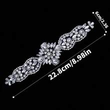 1Pc Iron-On Glass Rhinestone Applique Hotfix Shiny Crystal Decorative Patch Suitable For Clothing Dresses Shoes Bags Home Crafts Decorative Crystal Accessories, Christmas New Year Holiday Party Dress Art Decoration Applique - Multicolor - View 14