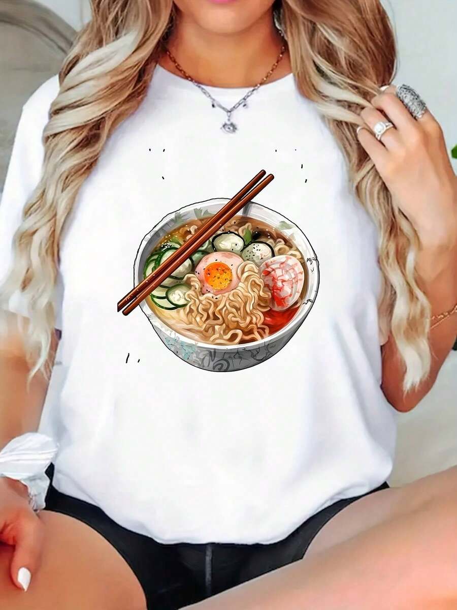 Camiseta 100% algodón de Talla Grande para Mujeres Jóvenes con Estampado de Elefante - 100% Casual Cuello Redondo Manga Corta Top para Primavera/Verano Ropa Urbana, Ropa de Tallas Grandes | Estampado de Elefante Juguetón | Textura Brillante