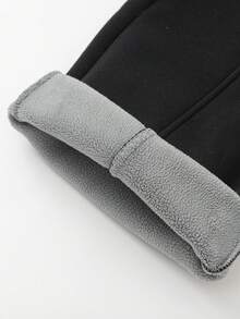 Balabala Kids Boys Fleece Jogger Pants, Winter 2025 Warm & Casual - Black - View 10