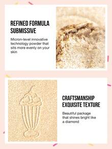 Milk Shake Highlighter, Highlighter Powder Palette Makeup, Long Wear Brightening, Makeup Shimmer Illuminate Cosmetic, Champagne Gold & Silver Glitter Highlighter, Face Illuminator Highlighter, Shimmer, Pigment Rich & Silky Formula, Natural Glow, Y2K Makeup Highlighter - #02 - 查看 4