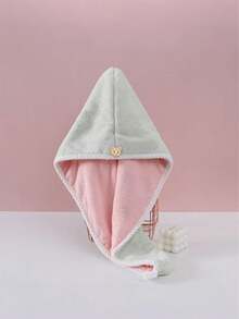 1 Piece Double Layer Thickened Hair Drying Cap For Women Super Absorbent Quick Drying No Blow Needed Soft Comfortable Skin Friendly Elastic Band Design Popular Style Hair Towel Wrap Headscarf For Daily Bath Shower Post Hair Washing Spring Summer Autumn Winter Beauty Essentials For Makeup Lovers Skincare Enthusiasts Birthday Gift Daily Use Hair Care Accessory,Travel Essentials,Travel Essential,Hairstyle,Hairdressing,Hair,Travel,Hair Products,Hair Tools,Hair Stuff,Barber,Barber Accessories,Barbershop,Hairdressing Equipment