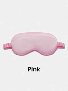 Single-Pack Side-Sleeping Eye Masks, Unisex, Light-Blocking Sleep Masks, 3D Cup-Shaped Design, Soft And Breathable, With Adjustable Elastic Band, Suitable For Various Occasions Such As Airplane Naps, Going To School, Traveling, And Staying At Home. - 粉色 - 查看 6