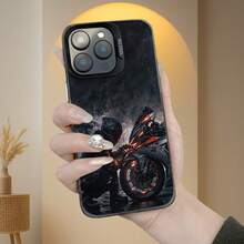 Cool Motorcycle Apple 16/15 Phone Case  12 Pro Max Color Silver 11 Pro Fashion 13 Shockproof XS - Argento - Visualizzare 3