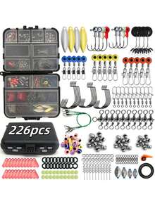 DaBen Fishing Lure Set 26/84/78/138/284pcs Soft Hard Baits Metal Jig Spoon Gear Layered For Bass Pike Crankbait Tackle Accessories