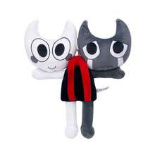 Dandy's World Designer Collaboration Plush Doll - Artistic Collection Level Doll Set, Christmas Party Decoration/Thanksgiving Warm Gift, High Quality Suede Material With Abstract Design,  Youth Social Sharing Item - Màu Xám nhạt - Xem 7