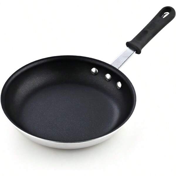 8-Inch Heavy Duty Nonstick Frying Pan For Professional Cooking Durable Aluminum Omelette Pan With Metallic Finish Ideal For Daily Kitchen Use And High-Heat Searing Easy To Clean And Scratch-Resistant Surface
