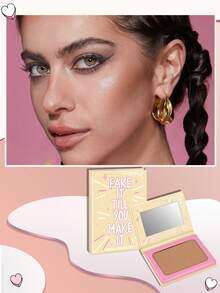 Phấn tạo khối màu đồng MISSLYN-FAKE IT TILL YOU MAKE IT, Phấn tạo khối màu đồng lấp lánh My Sparkly Secret, Phấn màu đồng, Phấn màu đồng lì, Lên màu chuẩn, Kết cấu mịn màng, Có gương, Phấn tạo khối màu đồng cho mặt, Hiệu ứng trang điểm lâu trôi, Nhẹ nhàng và thoáng khí, Dễ tán, Công thức thuần chay, Không thử nghiệm trên động vật - #1 - Xem 5