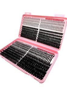 Large Capacity Eyelash Book 776 Pcs Mange Lashes With Spiky Effect Fairy Lashes Anime Eyelashes And 50D 60D 80D100D Fluffy Wispy Soft Lashes 6 Styles Lash Clusters Spike Lashes Individual Lash Clusters, Multi-Type Natural Look,Lashes Clusters Lashes Dramatic Look DIY Your Lashes In Your Way At Homelash Clusters,Eyelash Clusters,Individual Eyelashes,Lashes,Fake Lashes - màu đen - Xem 6