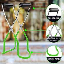 Pinzas para Levantar Tarros Elevador de Tarros con para Cualquier Tamaño Tarros de Conservas Tarros de Vidrio Agarre  Y Protegido(verde) - verde - Ver 4
