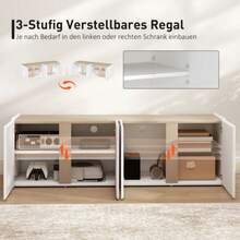 Television Stands & Entertainment Centers - White - View 5