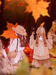 30pcs/Pack Vintage Girl Silhouette Stickers, Scrapbooking Decorative Stickers For Diary, Photo Album, Craft DIY - Multicolor - View 6