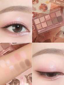 Clio 20-Color Professional Eyeshadow Palette, Air 20, Creamy Powder Texture, Iridescent Gradient Technology, Second Skin Stardust Particles, Cool Gray Rose Quartz, Warm Amber Frosting, Caramel Chestnut Nebula, Pocket Size, Party Essential, Korean Makeup, 6g/0.21oz