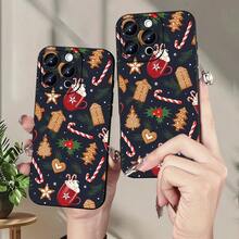 Popular And Stylish Christmas-Themed Phone Case, Compatible With For Iphone Models 16/15/14/13/12/11/XS/XR/X/7/8 Plus/Pro/Max/Mini - A  Design For Everyone, Making It An Ideal Present For Friends, Family, Or Partners.,Suitable For IPhone17 Air - 黑色 - 查看 7