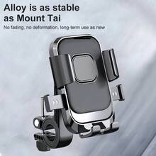 1pc Electric Bicycle/Motorcycle Phone Holder, Anti-Shake Phone Navigation Mount - Multicolor - View 3