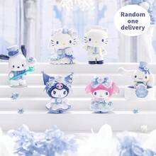 Miniso Bộ trang phục chủ đề đám cưới nhiều nhân vật Sanrio Wedding Box + Tay nghề thủ công tinh xảo Bộ sưu tập dành cho người đam mê chơi mô hình tinh tế / Trang trí nhà cửa / Quà tặng đám cưới Đáp ứng nhu cầu sưu tầm và trang trí lãng mạn (Giao hàng ngẫu nhiên 1 chiếc) - Nhiều màu - Xem 1