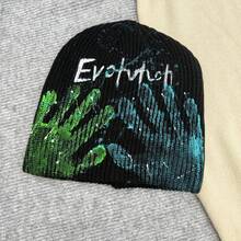 1 件女士时尚 Y2K 提花针织帽，温暖且适合秋冬休闲装 - A - 查看 12