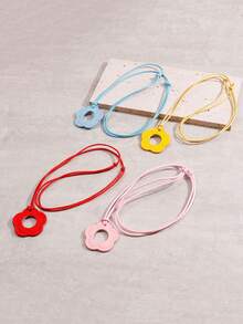 1个优雅清新甜美悬挂式眼镜架，PU皮革便携时尚眼镜绳，户外旅行眼镜配件，女士眼镜配件