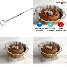 Nordic Ware  - Termómetro reutilizable para tartas, color plateado(default) - Tipo 1 - Ver 1