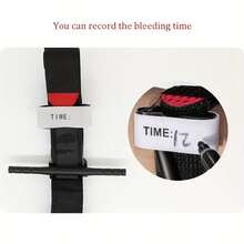 1pc 65cm/75cm/95cm Outdoor Rescue Emergency Tourniquet With Twist Closure, One-Handed Operation, Alloy Buckle - Multicolor - View 5