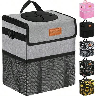 Car Trash Can Bin F…