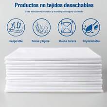 Massage Table Sheets & Headrest Covers - White - View 6