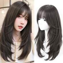 Hair 3D Air Hair Bangs Fringe Clip In Bangs Hair Extensions Wigs Hair Pieces Bangs Toupees Toppers For Hair Loss - Multicolor - View 2