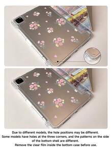 Sakura, Park & Malerei Muster kompatibel mit iPad Hülle, kompatibel mit iPad Air 4/5 (10,9"), kompatibel mit iPad 7/8/9 (10,2"), integrierter Apple Pencil Slot, passend für Tab S6 (10,4"), Tab A7 Lite (8,7"), Kindle (11. Generation, 2022), verstärkte Silikonecken, Auto Wake/Sleep, romantisches Herbst/Winter, Weihnachten, Valentinstag, Neujahrsgeschenk - Verschiedenfarbig - Übersicht 2