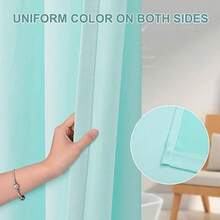 Flame Retardant Hospital Curtain Hanging Medical Privacy Room Divider Cubicle Curtains - Meets For Fire Retardant Testing According To NFPA-701 1 Panel Lake Blue 9x8ft - LakeBlue - View 6