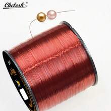 Chelesh Línea de pesca de nailon de 1000m/39370 pulgadas, de alta resistencia de un solo hilo, transparente, rosa rojo, burdeos, gris negro, verde oliva, con opciones de resistencia a la tracción de 6LB-38LB, duradera y resistente a la abrasión, lanzamiento suave, ligera y flexible, resistente a la corrosión, baja absorción de agua, textura suave, fácil de controlar y atar, adecuada para pesca de mar, pesca de estanque, pesca de carpas, pesca con señuelos, manualidades de joyería, regalo de pesca - Multicolor - Ver 8