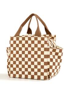 12L Unisex Large Capacity Corduroy Insulated Lunch Bag,Eusable Insulated Lunch Box, Multifunctional Soft Leak-Proof Lunch Tote Bags Unisex Cooler Bag With Zipper,Lunch Box For Work, Picnic Or Travel Back To School Lunch Kit School Stuff For School Lunch Box Bag Home Essentials Back To School Supplies,Gifts For Teachers, Friends And Family,Back To School