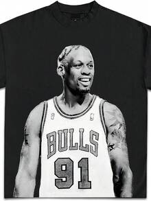 Basketball Fan Favorites Graphic T-Shirts _ Premium Quality Heavyweight Shirt For Adults & Kids - 黑色 - 查看 1